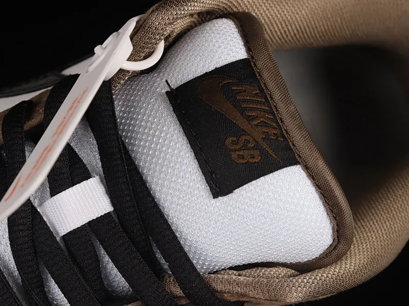 All categories Nk SB Dunk Series Nk SB Dunk Low Low-top sneakers Nk SB Dunk Low Pro "Trail End Brown" suede brown white and black snake pattern SB Dunk Series low-top casual sports skateboard shoes 304292-102
